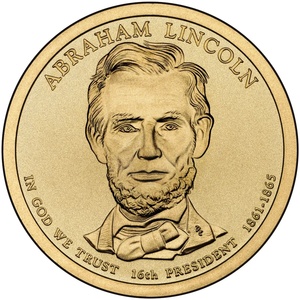2010 1-dollar - S - Abraham Lincoln reverse
